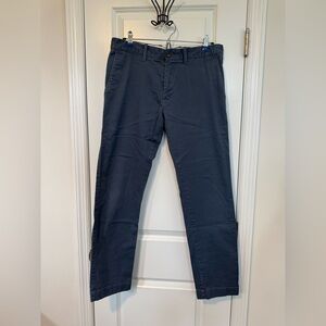 J. Crew Men's Dark Blue Chinos